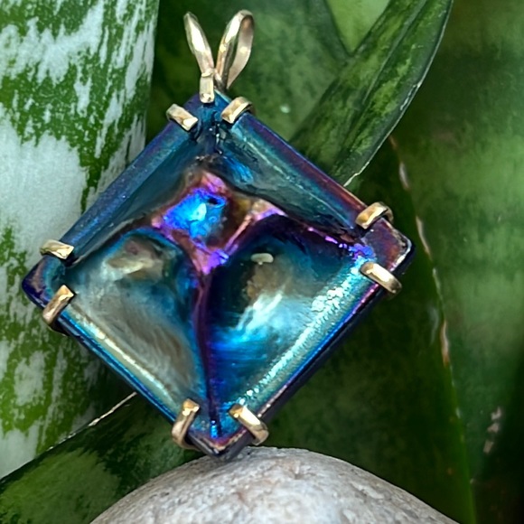 14k gold and Tiffany turtleback custom piece - Picture 6 of 15